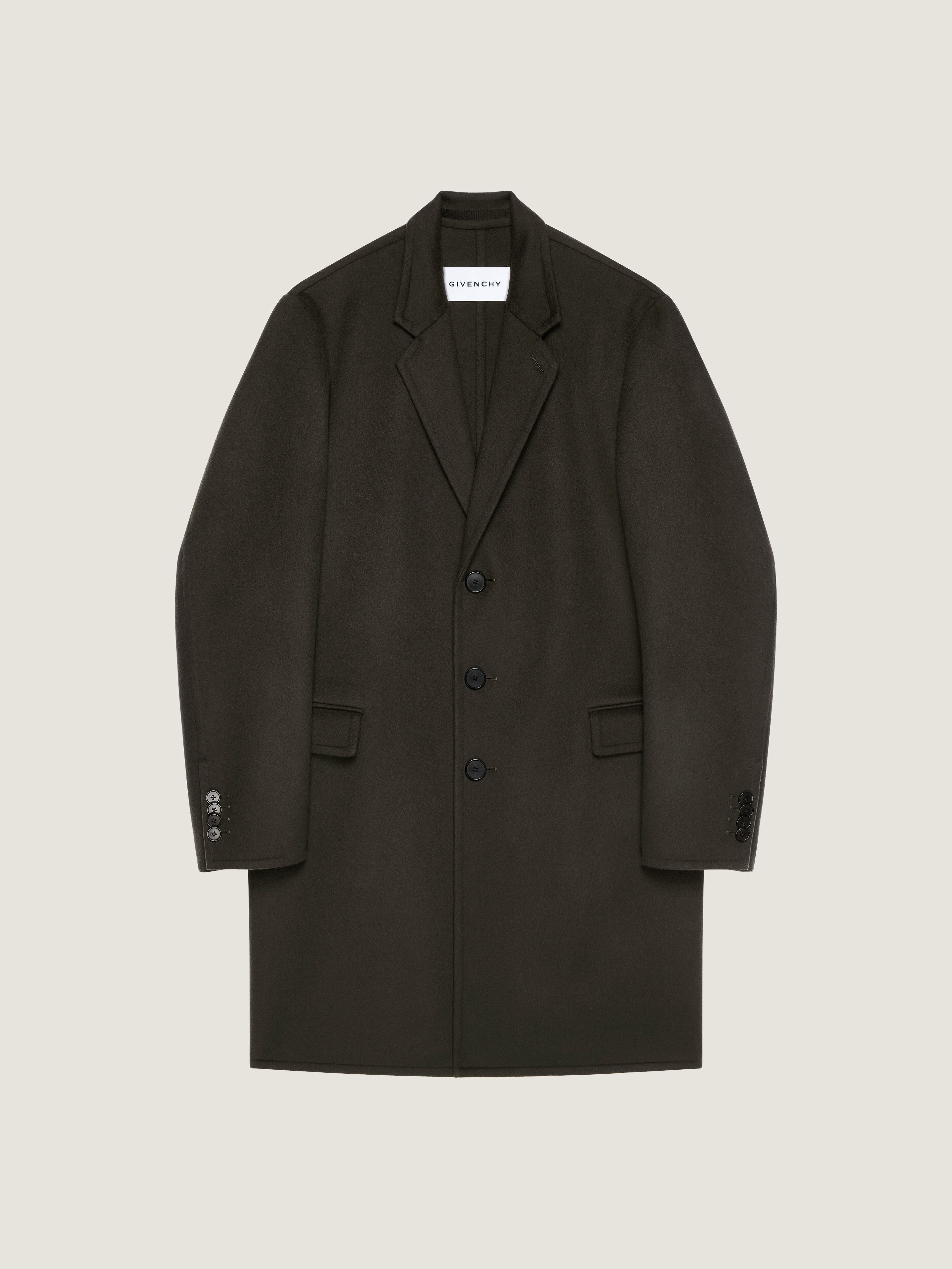 Coat in wool cashmere
